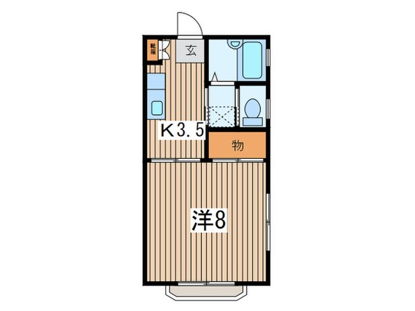 ドリ－ムハイツＡの物件間取画像